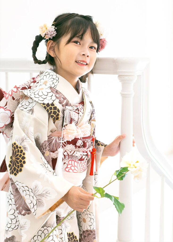 七五三（7歳） ベージュ